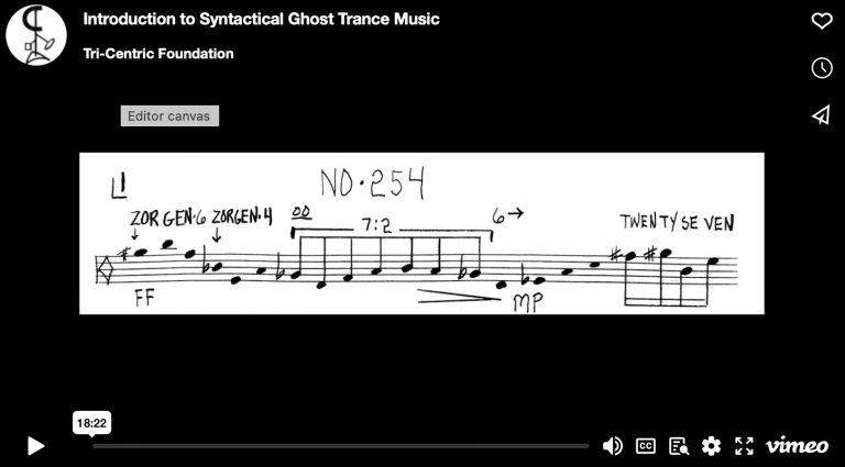 Making of Anthony Braxton mini-documentary